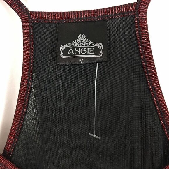 Angie Metallic Red Foil Cami Top - Picture 5 of 6